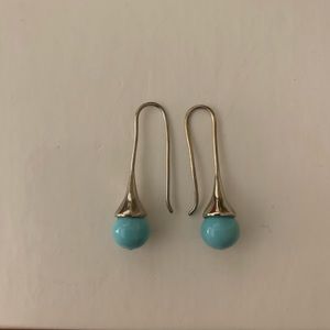 Blown glass earrings